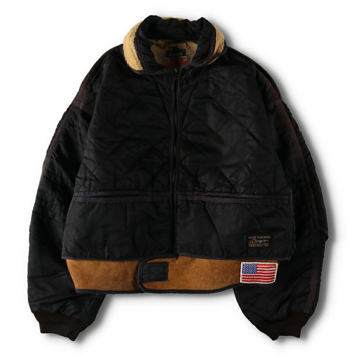 楽天市場】古着 80~90'S CHEVIGNON ボンバージャケット キルティング