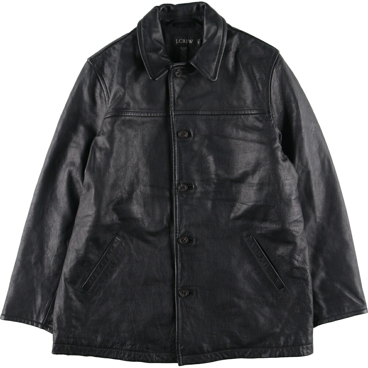 楽天市場】古着 ジェイクルー J.Crew レザーカーコート メンズL