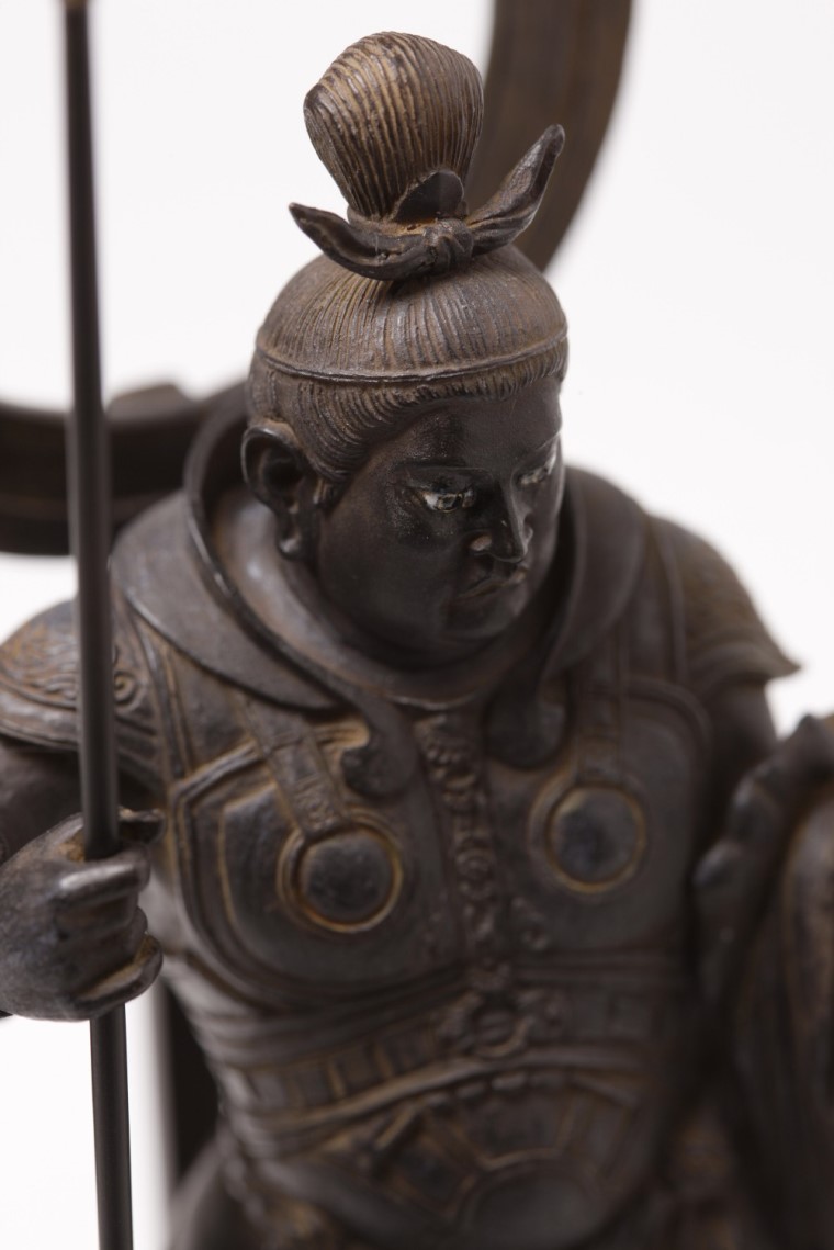 楽天市場】仏像 フィギュア 置物 リアル仏像 毘沙門天 送料無料【イSム