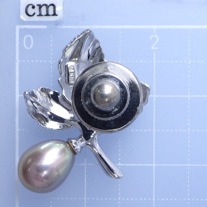 楽天市場】ミキモト MIKIMOTO ピンブローチ 葉っぱ リーフ モチーフ