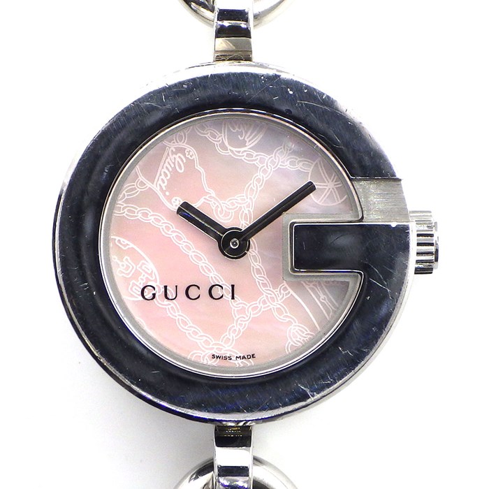 楽天市場】グッチ GUCCI 腕時計 ブレスウォッチ Gチャーム 107 ピンク