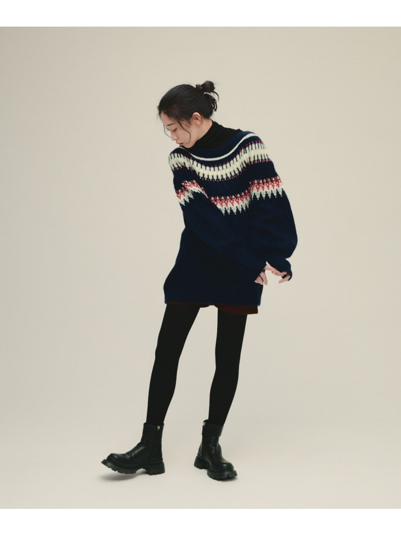 楽天市場】【SALE／48%OFF】3G Fair Isle Pullover eL ジーナシス