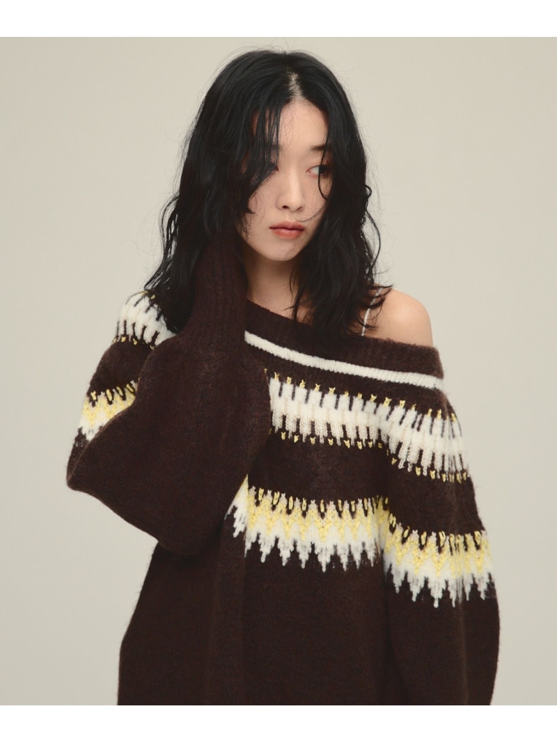 楽天市場】【SALE／48%OFF】3G Fair Isle Pullover eL ジーナシス