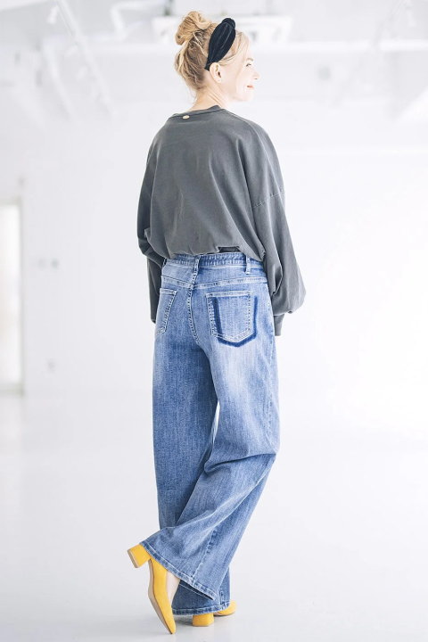 楽天市場】INDIMARK インディマーク レディース ジーンズ ニューワイド