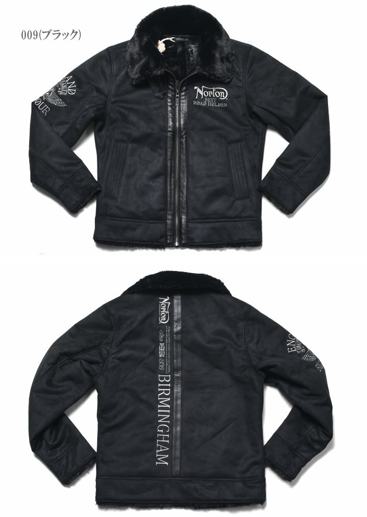 楽天市場】ノートン NORTON ジャケット PUライン NORTONロゴ 総刺繍 B