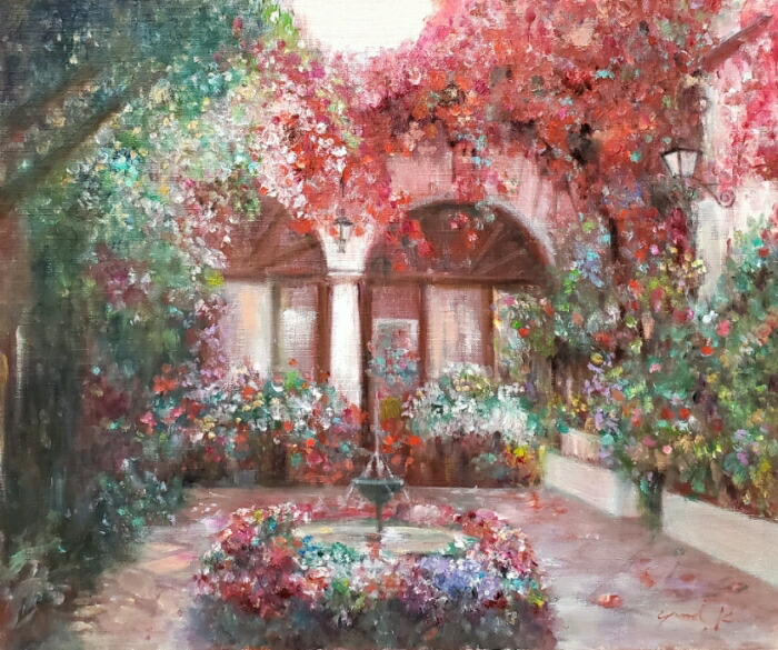 楽天市場】絵画 「Mariage」 油彩画 油絵 原画 風景画 コルドバ F8