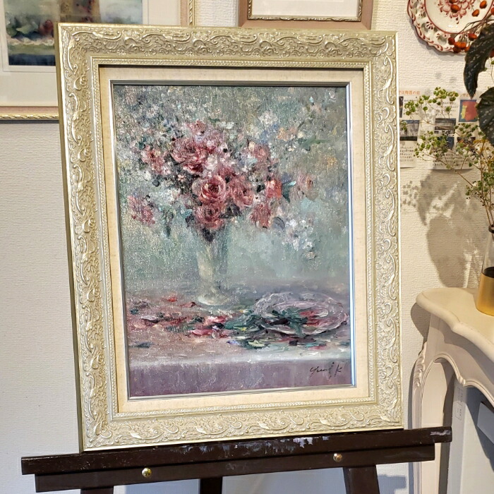 楽天市場】絵画 「Forevermore｣ 油彩画 油絵 原画 静物画 F6