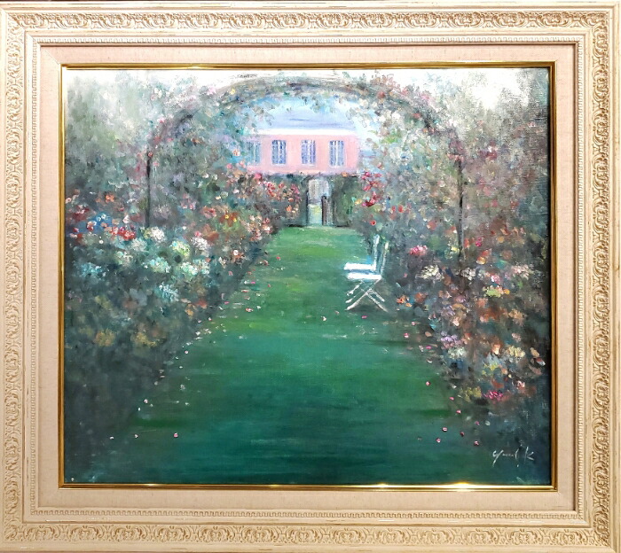 楽天市場】絵画 「Le Jardin Secret」 油彩画 油絵 原画 風景画 F10