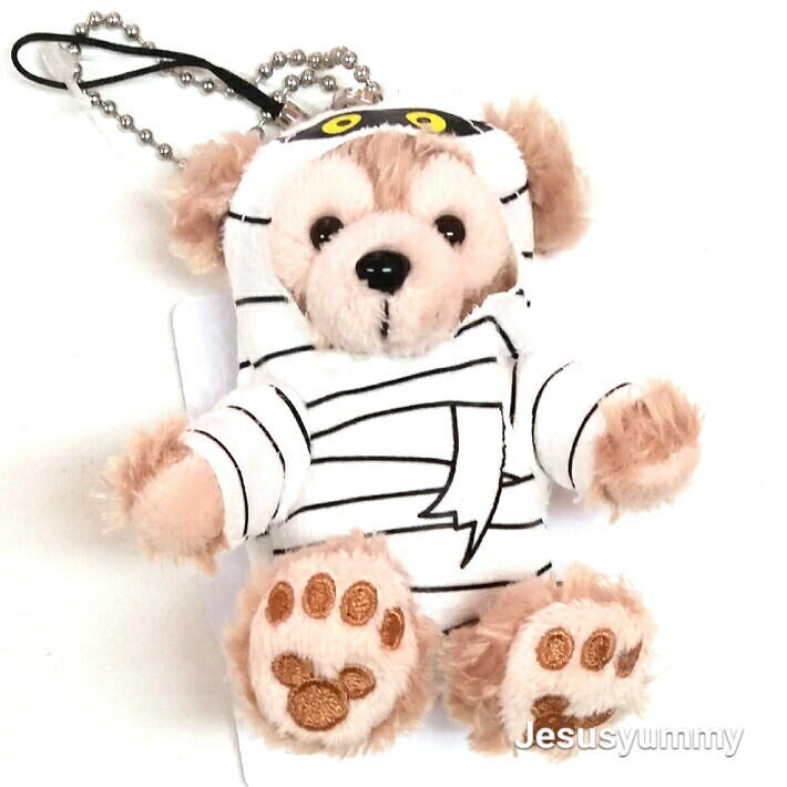 楽天市場】ぬいぐるみストラップ ダッフィー ボールチェーン ミイラ お