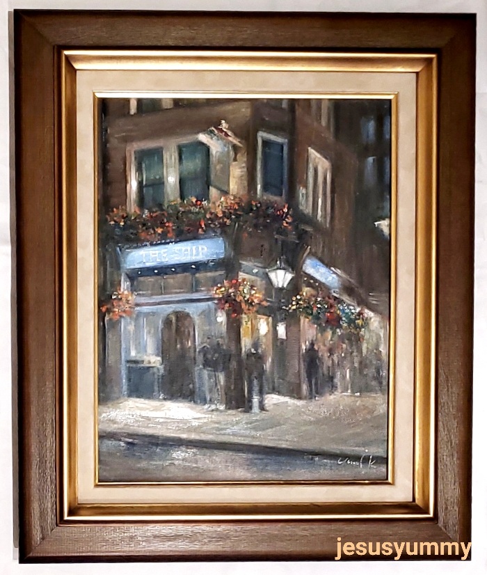 楽天市場】絵画 「雨上がりのロンドン｣ 油彩 原画 風景画 F6