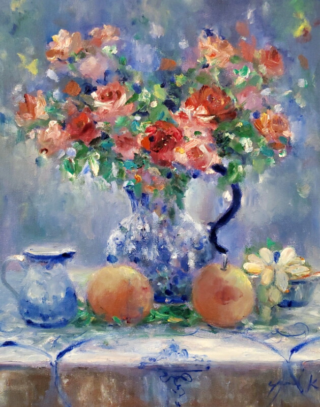 楽天市場】絵画 「You're special!!｣ 油彩画 油絵 原画 静物画 F6