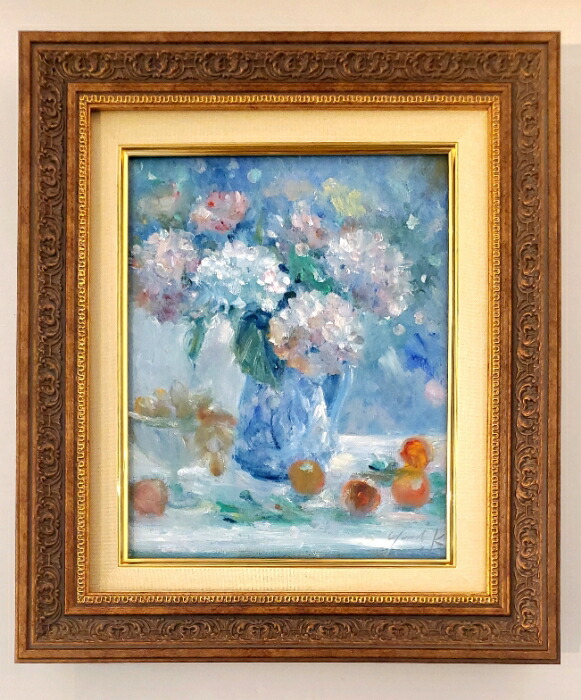 楽天市場】絵画 「静かなる情熱」 油彩画 油絵 F3 額付き Yumi