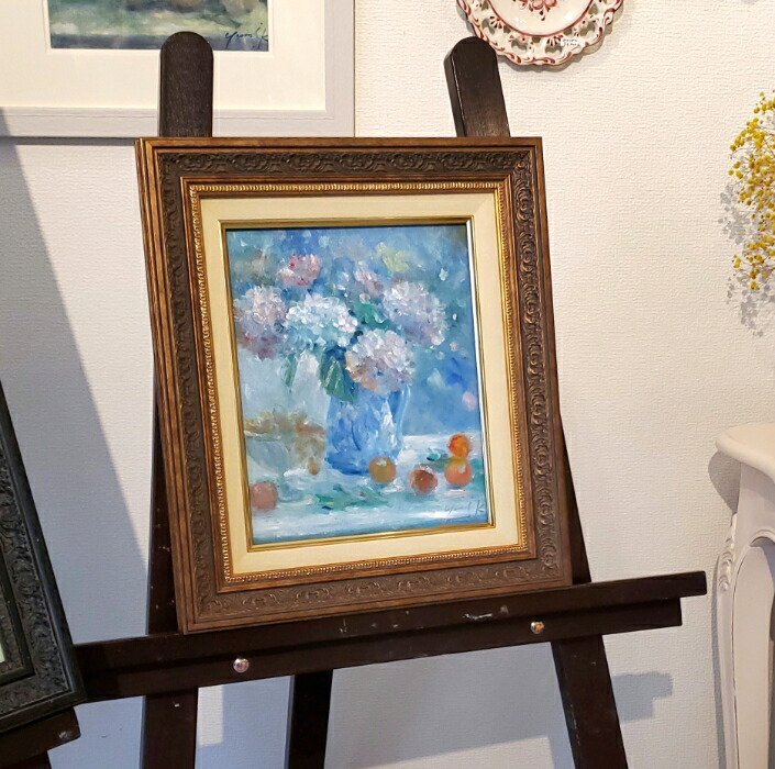 楽天市場】絵画 「静かなる情熱」 油彩画 油絵 F3 額付き Yumi