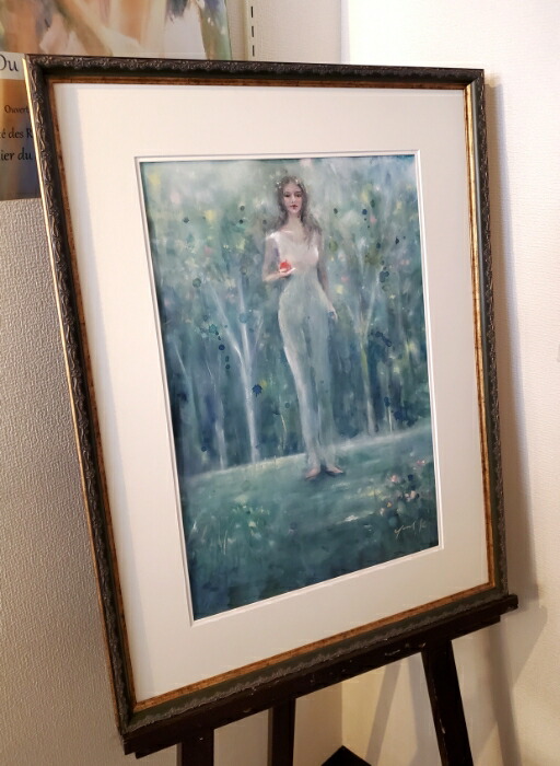 楽天市場】絵画 原画 「Eve」 水彩/パステル 53×36cm 大全紙