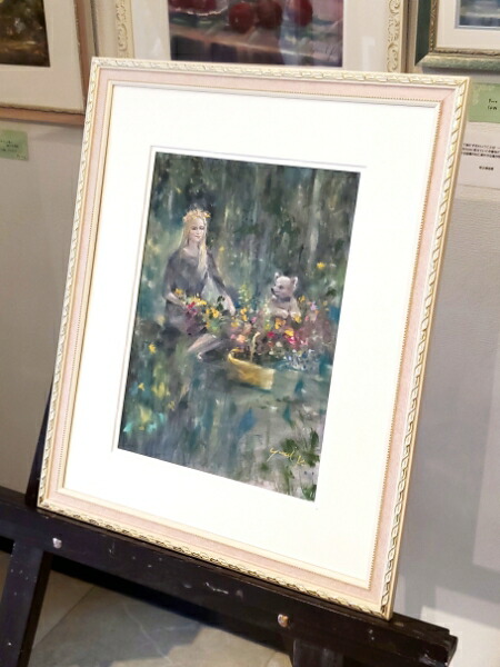 楽天市場】絵画 原画 「Mielikki〜森の女神」 水彩/パステル F4