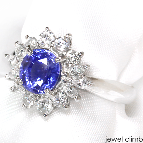楽天市場】【厳選ジュエリー】非加熱サファイア1．92CT・ダイヤ