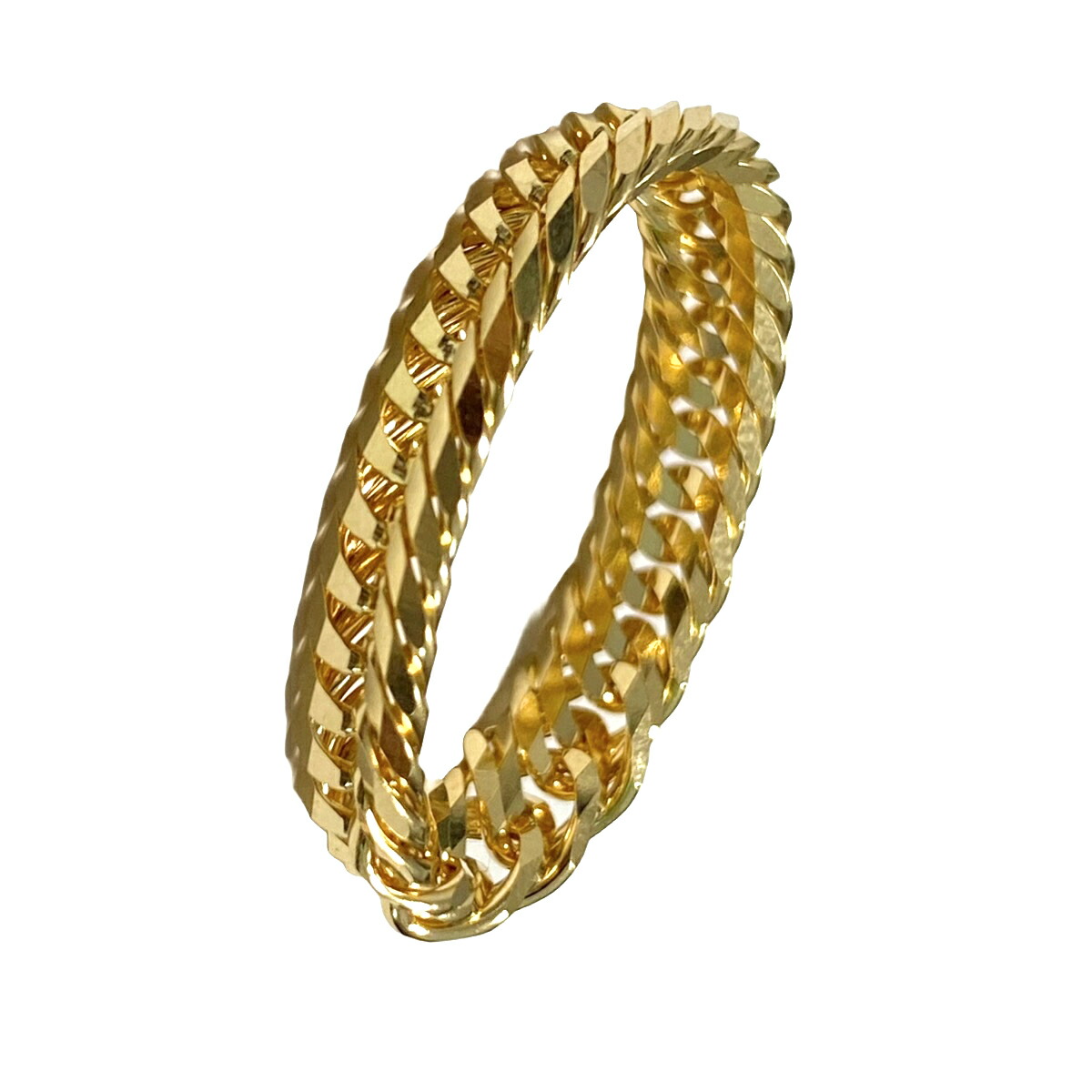 楽天市場】K18 18金 トリプル 12面トリプル 喜平 リング 25号 リング幅