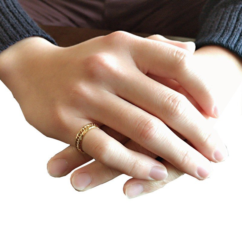 楽天市場】K18 18金 トリプル 12面トリプル 喜平 リング 25号 リング幅