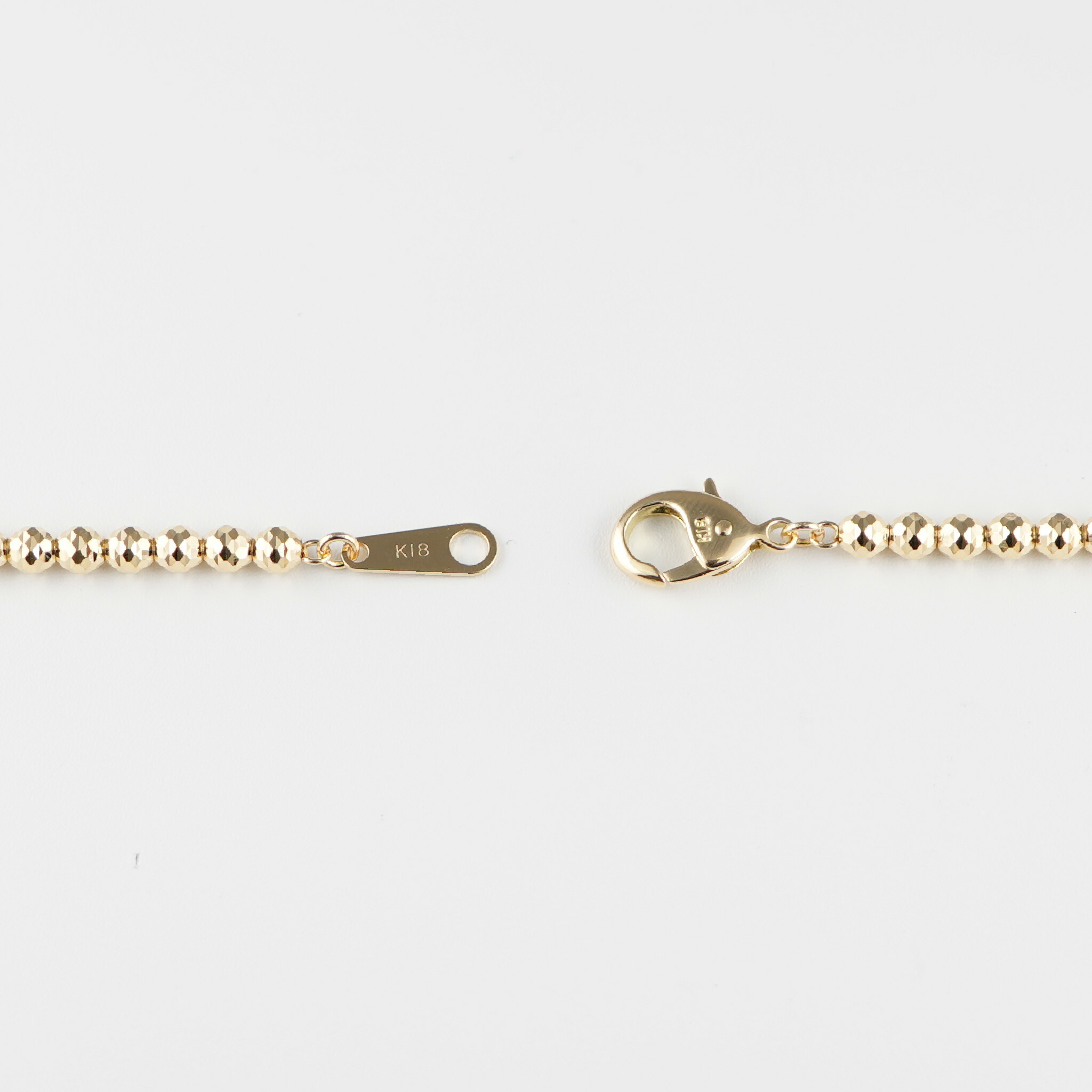 楽天市場】シャンデリアカットボール ネックレス K18 幅3mm 55cm 新品