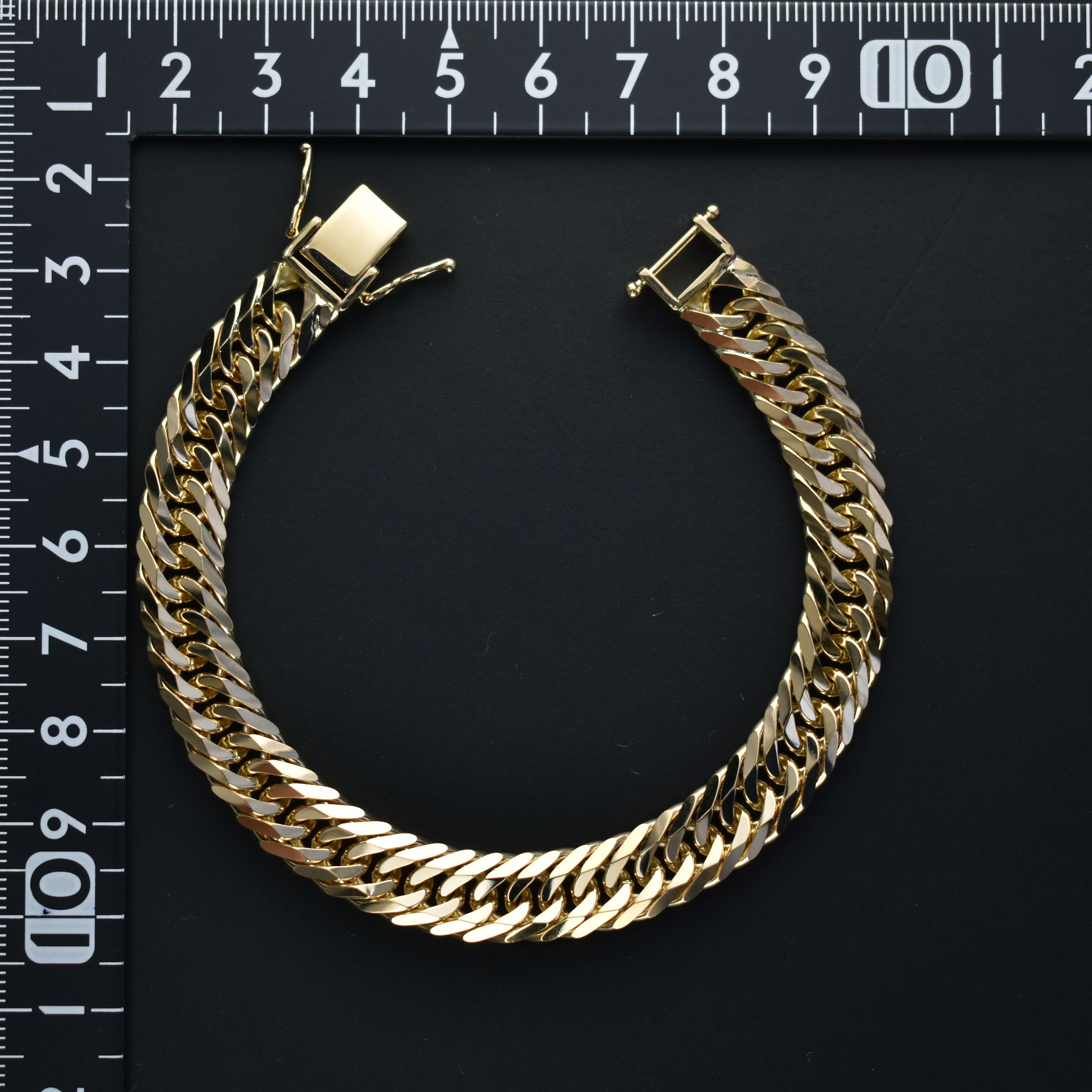 楽天市場】喜平 ブレスレット K18 トリプル 8面 50g 20cm 造幣局検定