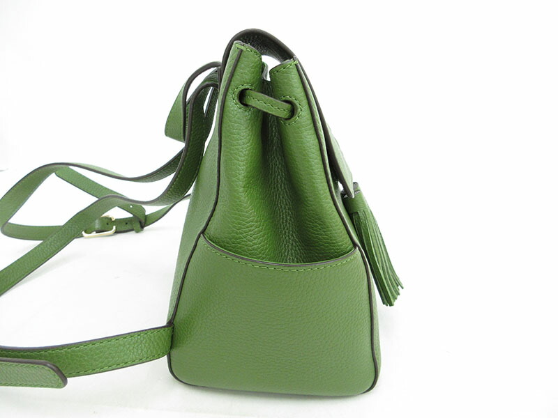 楽天市場】TORY BURCH(トリーバーチ) ロゴ フリンジ リュック グリーン