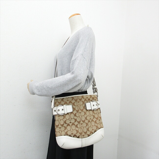 楽天市場】COACH(コーチ) シグネチャー ロングショルダーバッグ 斜め