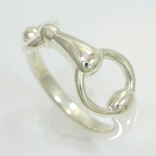 楽天市場】HERMES(エルメス) ホースビット リング 10号 シルバー(SV925