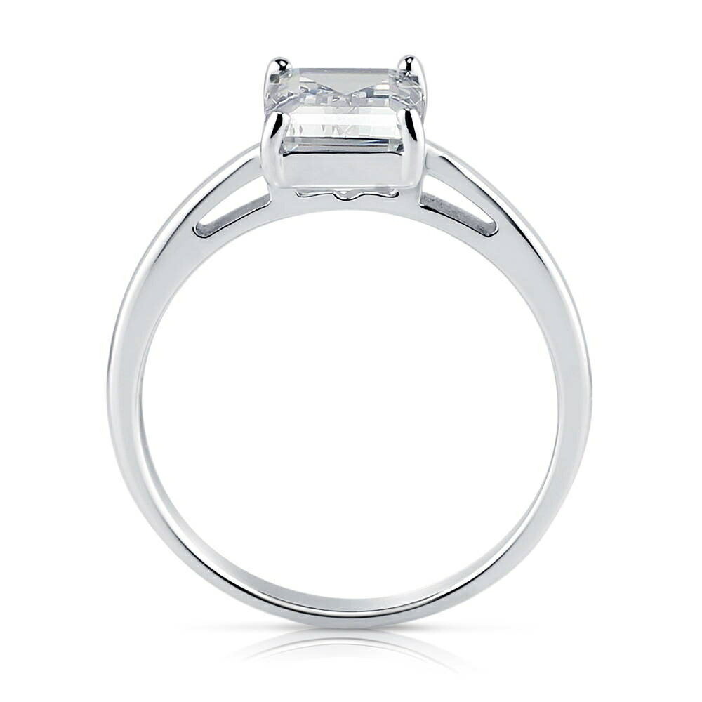 楽天市場】2ct エメラルドカット リング 指輪 レディース ジュエリー