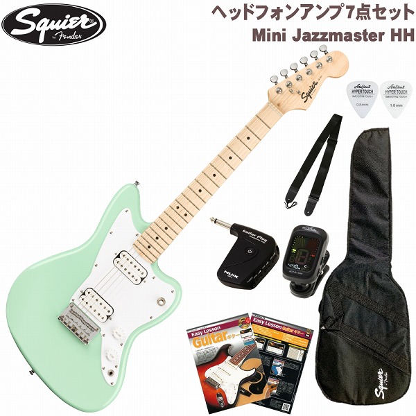 楽天市場】Squier by Fender Mini Jazzmaster HH Maple Fingerboard