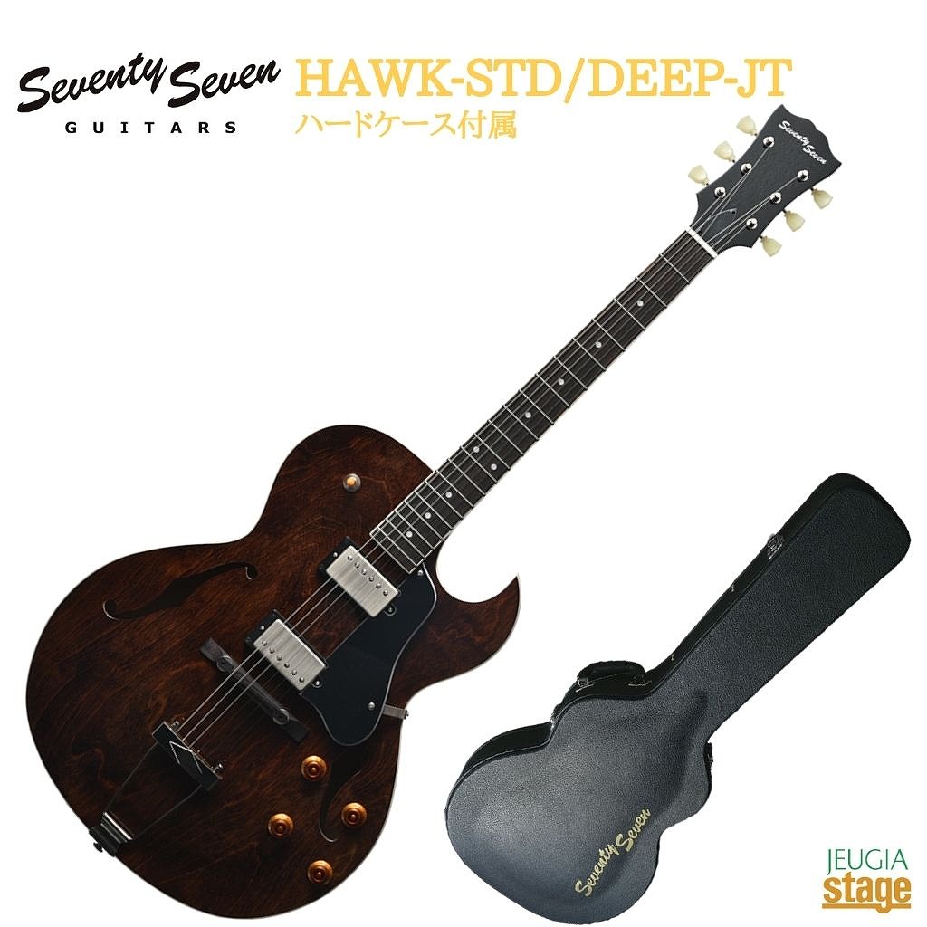 楽天市場】Seventy Seven Guitars HAWK-STD/DEEP-JT ABRセブンティ