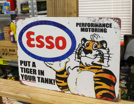 楽天市場】エッソ ESSO ブリキ看板 サインプレート サインボード