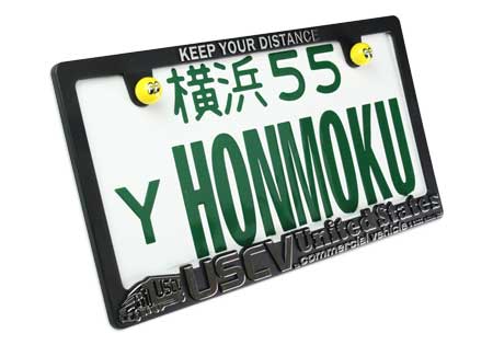 楽天市場】USCV ナンバーフレーム ナンバープレート フレーム