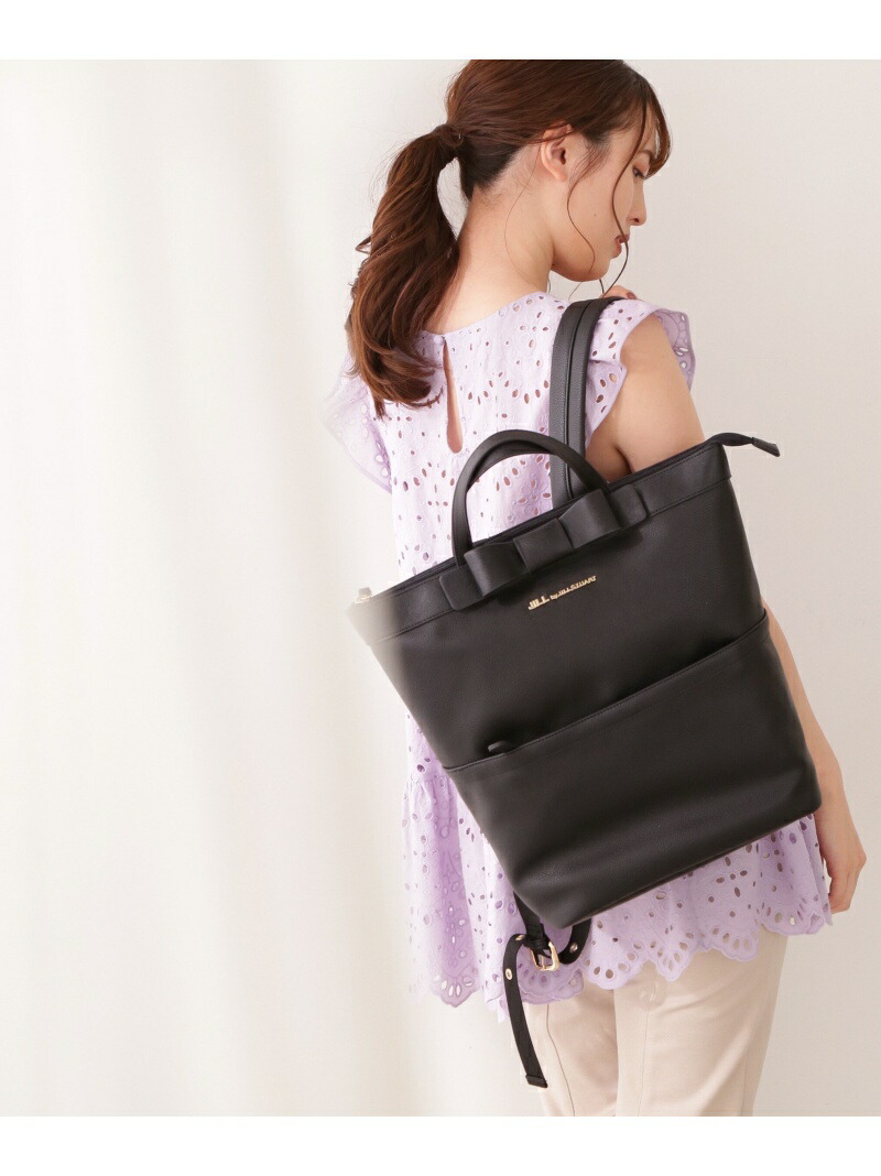 楽天市場】リボンスクエアバックパック JILL by JILL STUART ジル バイ