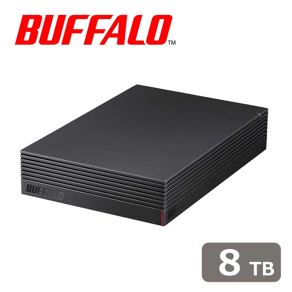 楽天市場】バッファロー 外付けハードディスク 8tb hd-ad8u3
