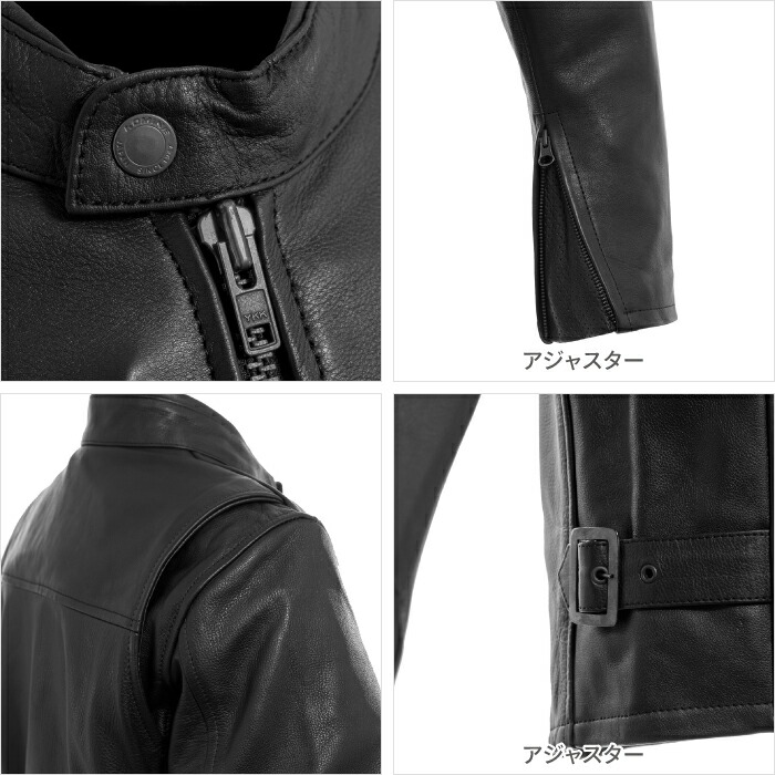 楽天市場】コミネ レザージャケット LJ-5343 シングルライダースレザー