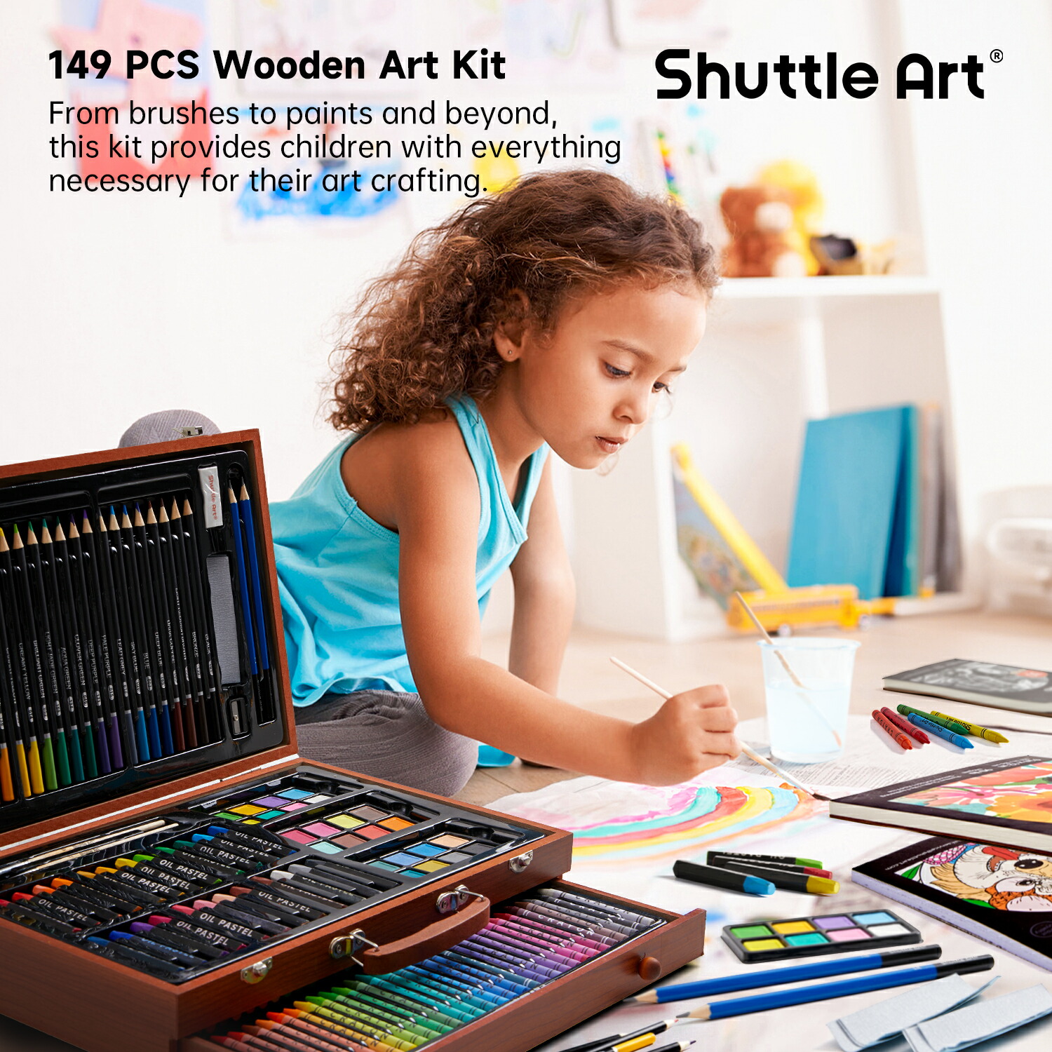 楽天市場】【送料無料】Shuttle Art お絵かきセット アートセット 149
