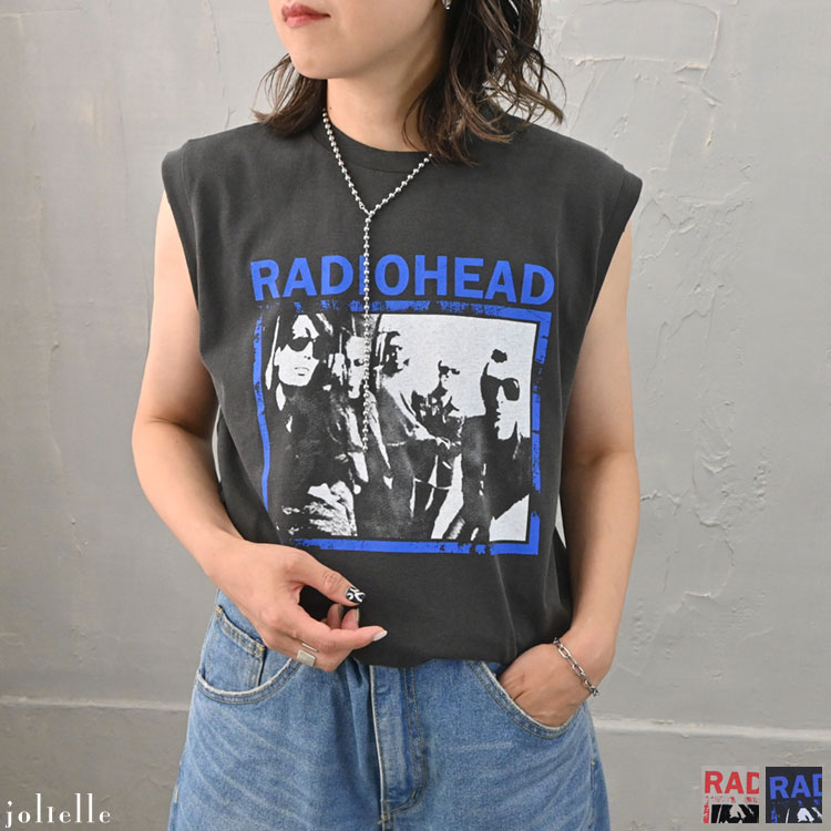 楽天市場】サマーセール ノースリーブロックバンドTシャツ radiohead