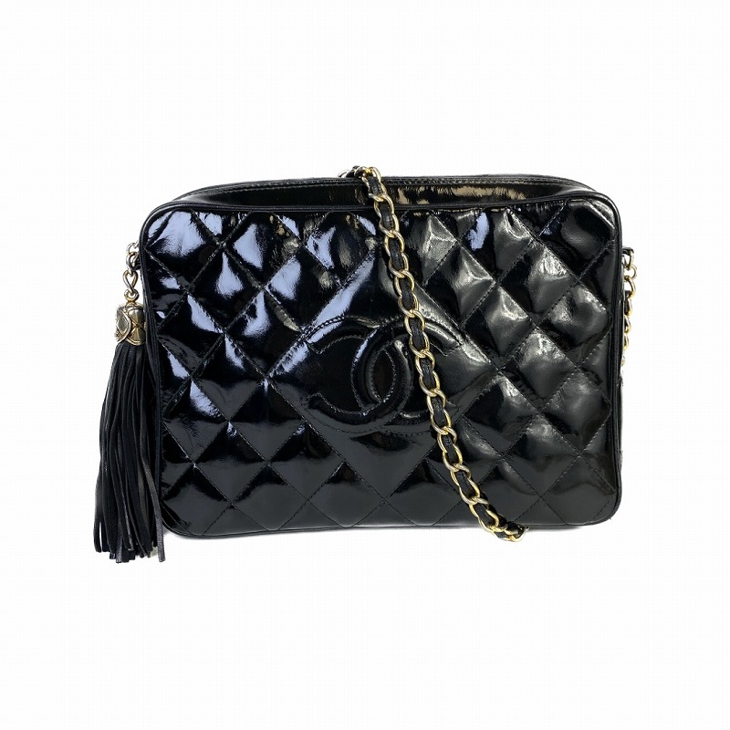 楽天市場】【中古】CHANEL シャネル マトラッセ フリンジ エナメル