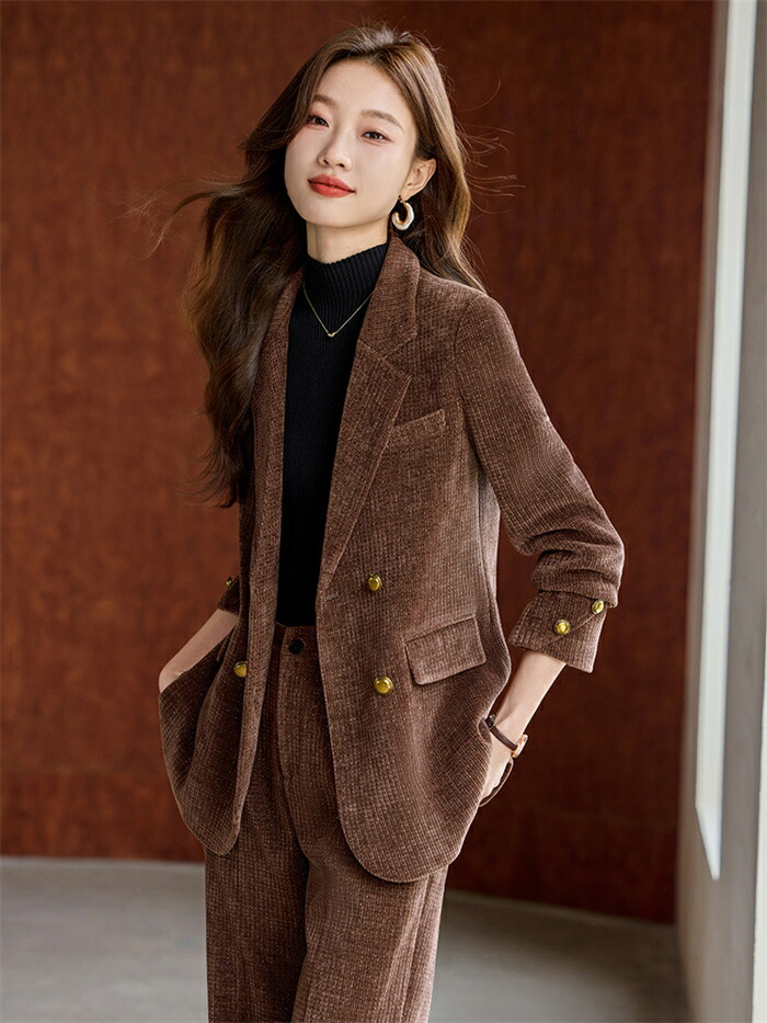 楽天市場】スーツレディース セットアップ スーツ2点セット ビジネス