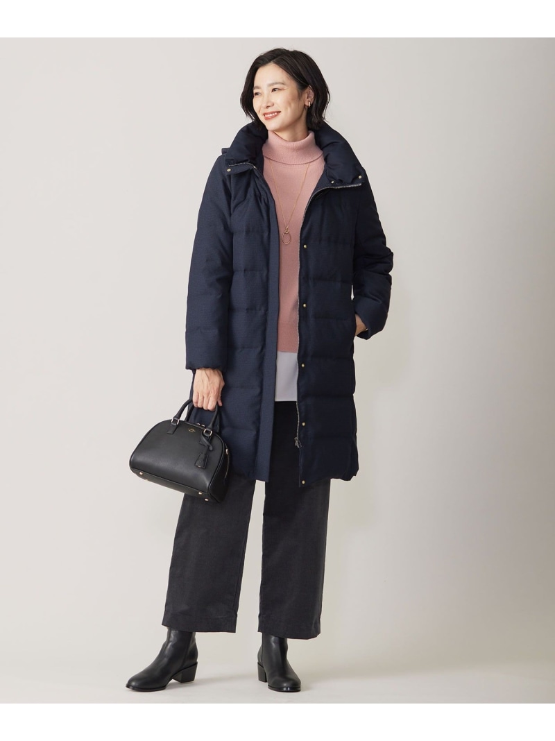 楽天市場】【SALE／40%OFF】千鳥&グレンチェック ロング ダウン コート