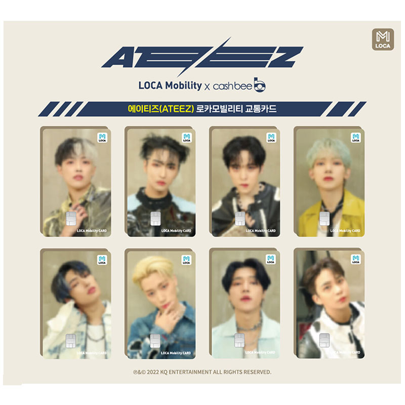 楽天市場】【メンバー選択】 ATEEZ 交通カード LOCA Mobility CARD