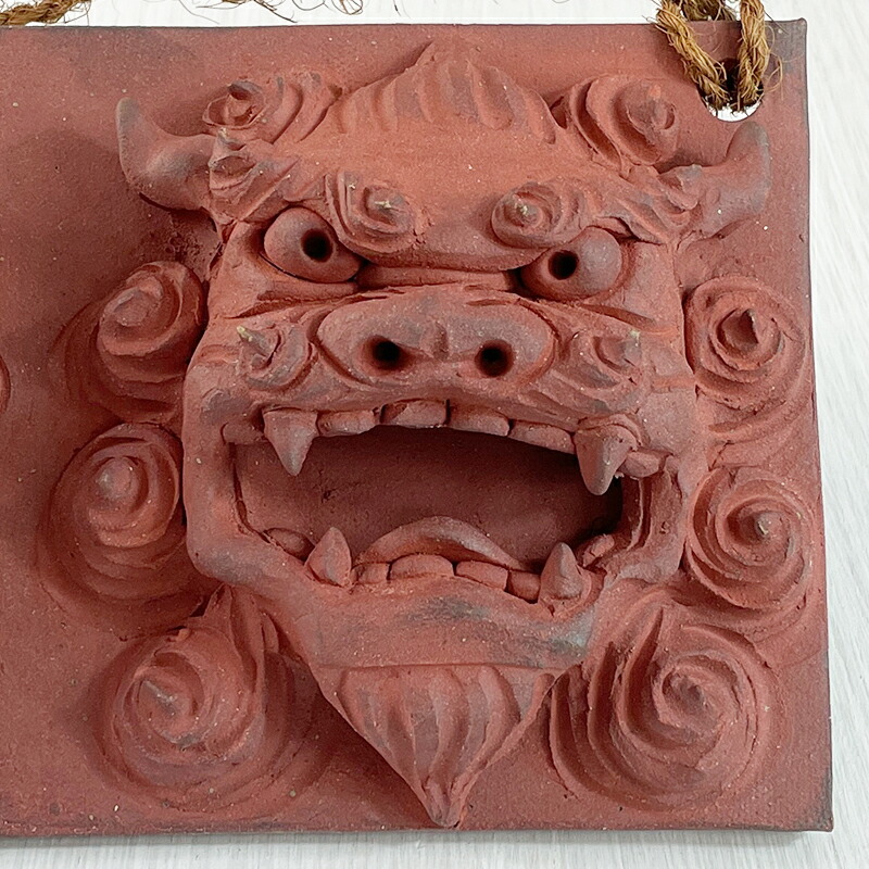 楽天市場】シーサー 素焼き 素焼きシーサー 置物 玄関 沖縄 ペア 新築