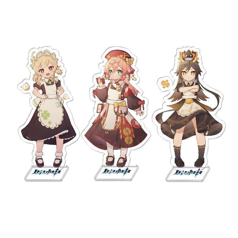 楽天市場】原神 キャラアクリルスタンド 胡桃 甘雨 刻晴 クレー