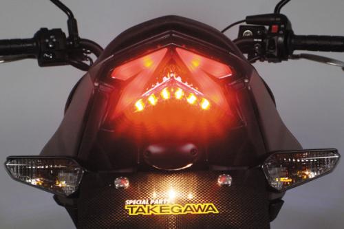 楽天市場】☆ 武川 LEDテールランプキット(スモークレンズ) Z125 PRO
