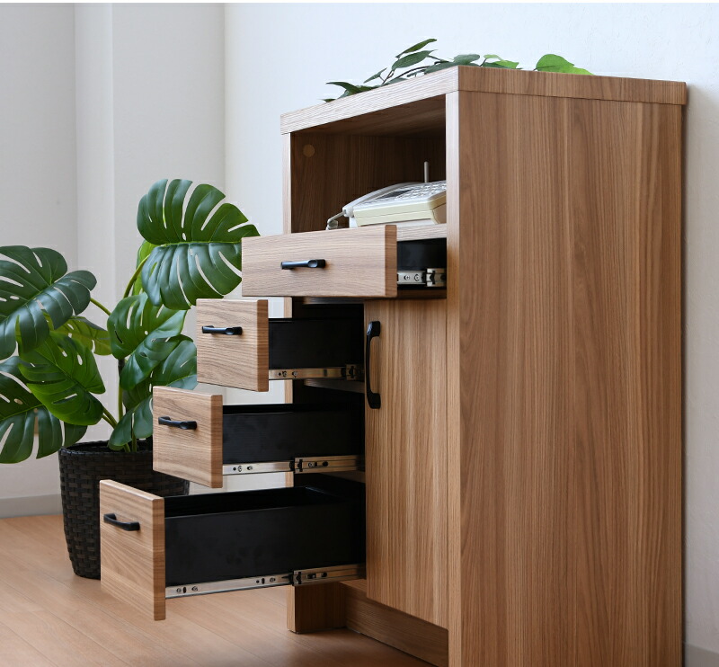 楽天市場】ルーター収納 リビング収納 電話台 ファックス台 60cm幅