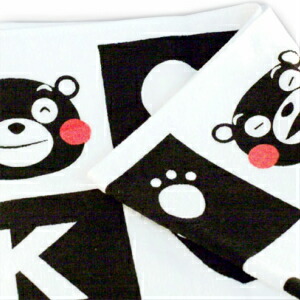 楽天市場】人気のくまモングッズ フェイスタオル 格子/アップからお