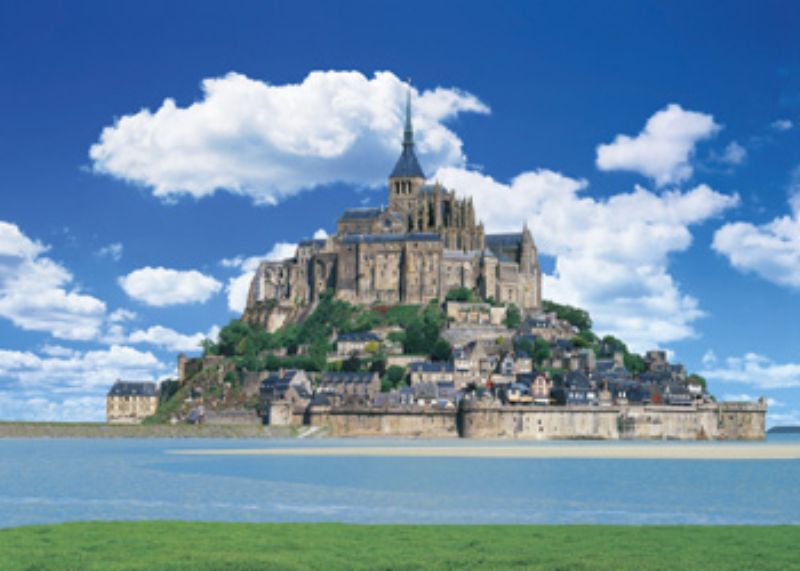楽天市場】3000スモールピースジグソーパズル モン・サン・ミッシェル