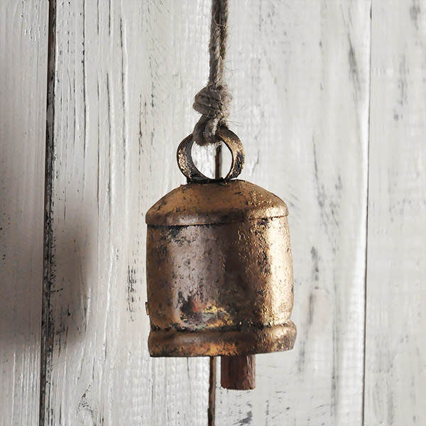 楽天市場】アンティーク ドアベル 真鍮 カウベルM/玄関ドア チャイム