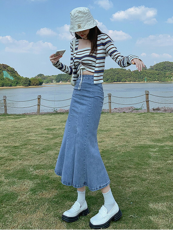 楽天市場】女性らしい曲線美を演出！センタースリットマーメイド