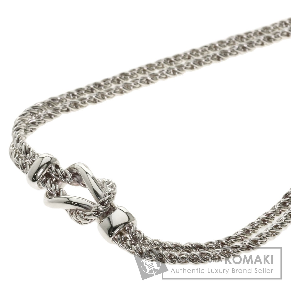 楽天市場】ティファニー ダブルロープセンターノット ネックレス